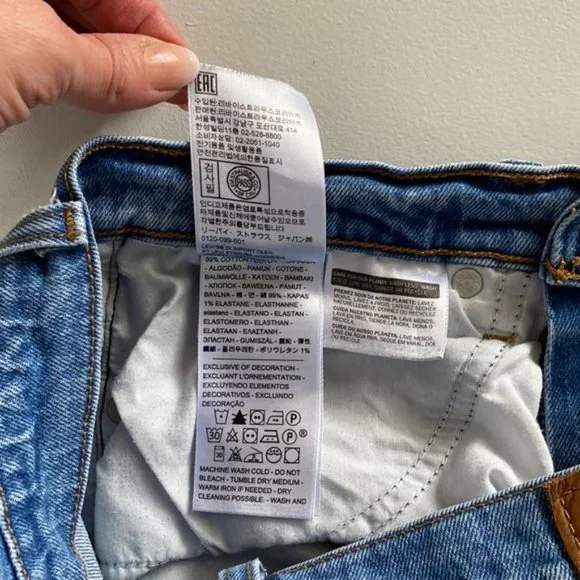 ❗️SOLD❗️Levi’s Wedgie Distressed Premium Icon Jeans Size 27 - Picture 11 of 14